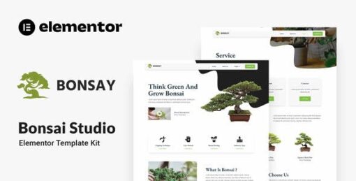 Bonsay – Bonsai Studio Elementor Template Kit