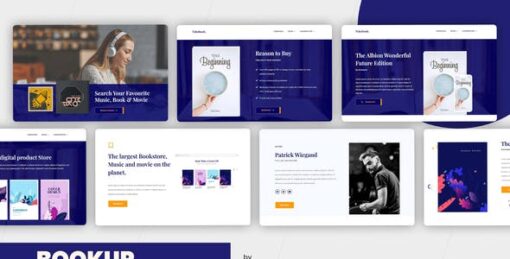 Bookup | Book Store Elementor Template Kit