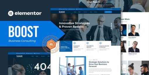 Boost – Business Consulting Elementor Template Kit