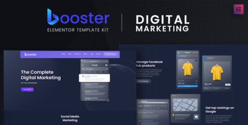 Booster – Digital Marketing Elementor Template Kit
