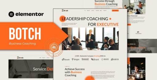 Botch – Business Coaching Elementor Template Kit