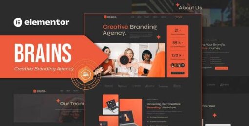 Brains – Creative Branding Agency Elementor Template Kit