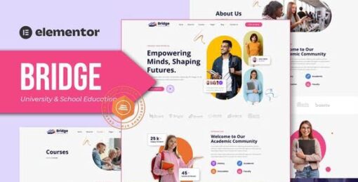 Bridge – University & School Education Elementor Template Kit
