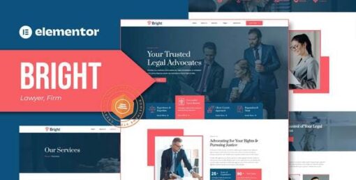 Bright – Lawyer and Firm Elementor Template Kit
