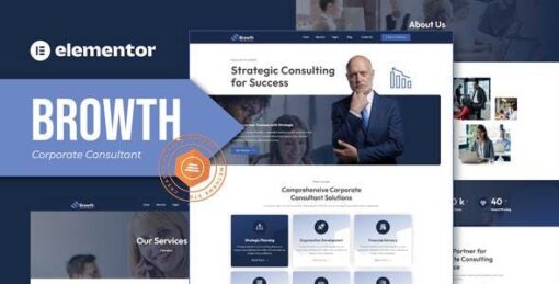 Browth – Corporate Consultant Elementor Template Kit