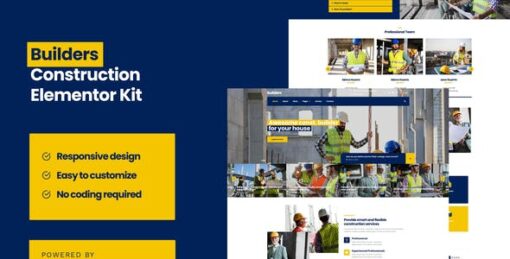 Builders – Construction Elementor Pro Template Kit