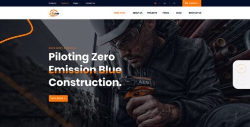 Bulter – Clean Construction Template Kit