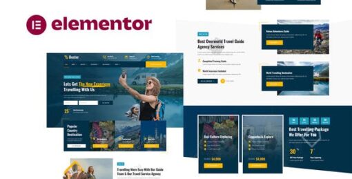 Buster – Tour Guide & Travel Agency Elementor Pro Template Kit