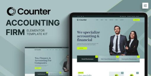Counter – Accounting Firm Elementor Template Kit