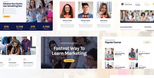 Coursly | Education & Offline Course Elementor Template Kit
