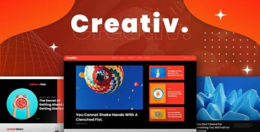 Creativ – Ultimate Blog & Magazine Elementor Pro Template Kit