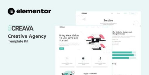 Creava – Creative Agency Elementor Template Kit