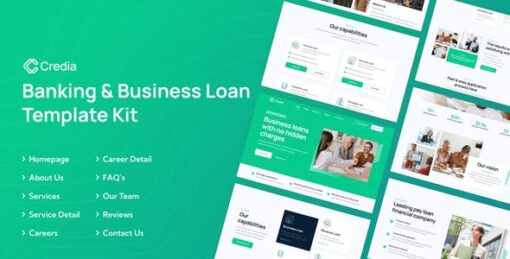 Credia | Banking & Business Loan Elementor Template Kit