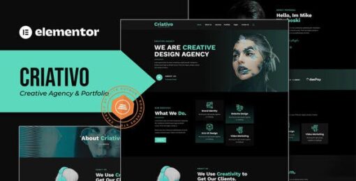 Criativo – Creative Agency & Portfolio Elementor Template Kit