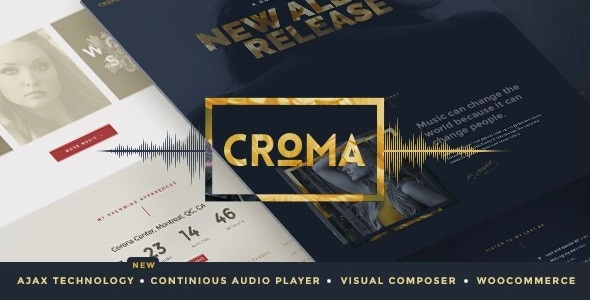 Croma – Music WordPress Theme with Ajax and Continuous Playback Croma – Music WordPress Theme with Ajax and Continuous Playback