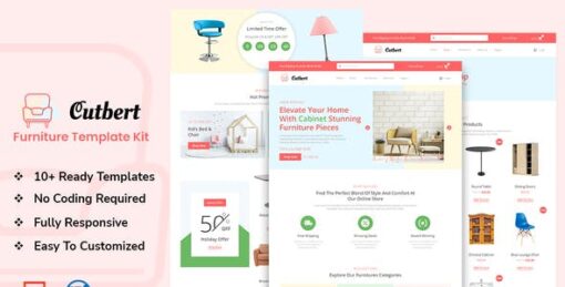 Cutbert – Furniture Store Elementor Pro Template Kit