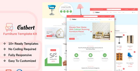 Cutbert – Furniture Store Elementor Pro Template Kit Cutbert – Furniture Store Elementor Pro Template Kit