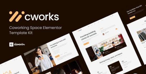 Cworks – Coworking Space Elementor Template Kit