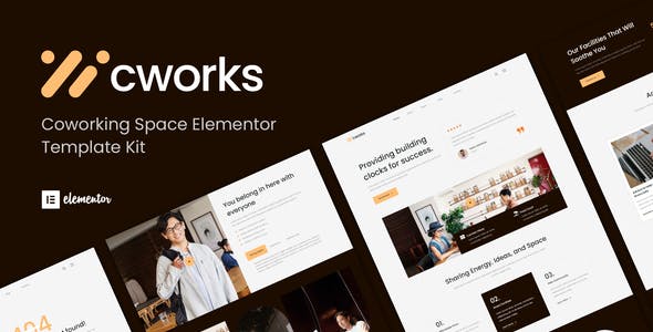 Cworks – Coworking Space Elementor Template Kit Cworks – Coworking Space Elementor Template Kit