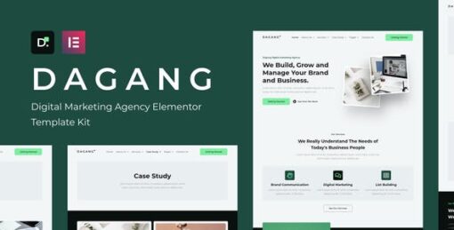Dagang – Digital Marketing Agency Elementor Template Kit