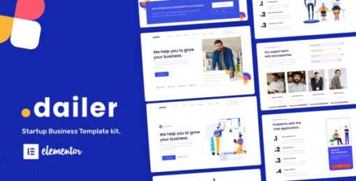 Dailer – Startup Elementor Template Kit