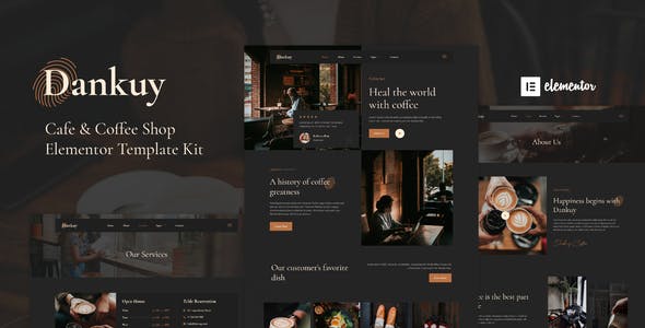 Dankuy – Cafe & Coffee Shop Elementor Template Kit Dankuy – Cafe & Coffee Shop Elementor Template Kit