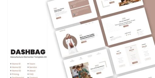 DashBag | Fashion Store Elementor Template Kit