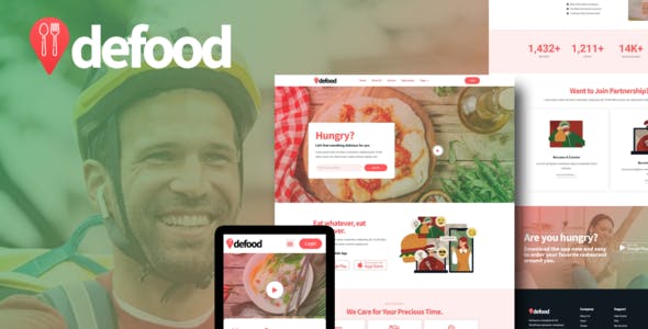 DeFood – Food Delivery Elementor Template Kit DeFood – Food Delivery Elementor Template Kit
