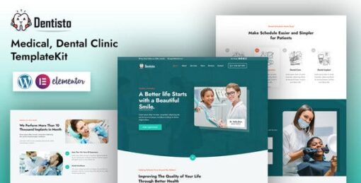 Dentisto | Dentist & Medical Elementor Template Kit