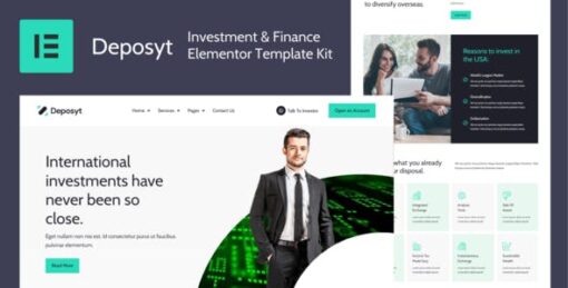 Deposyt – Investment & Finance Elementor Template Kit