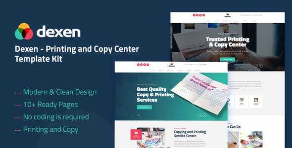 Dexen – Printing & Copy Center Elementor Template Kit Dexen – Printing & Copy Center Elementor Template Kit