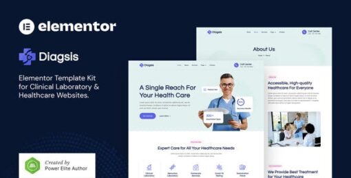 Diagsis – Clinical Laboratory & Healthcare Elementor Template Kit