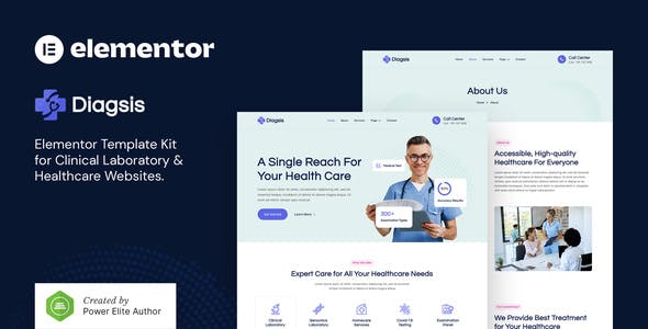 Diagsis – Clinical Laboratory & Healthcare Elementor Template Kit Diagsis – Clinical Laboratory & Healthcare Elementor Template Kit