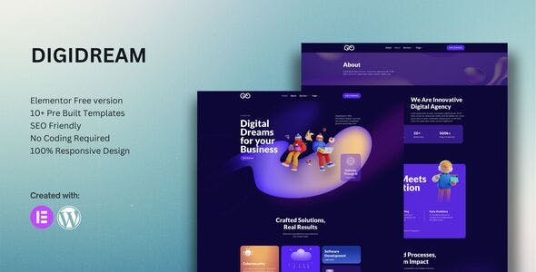 Digidream – IT Solutions Company Elementor Template Kit Digidream – IT Solutions Company Elementor Template Kit