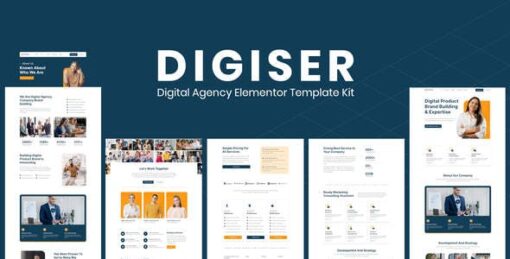 Digiser – Digital Agency Elementor Template Kit
