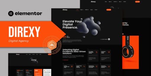 Direxy – Digital Agency Elementor Pro Template Kit
