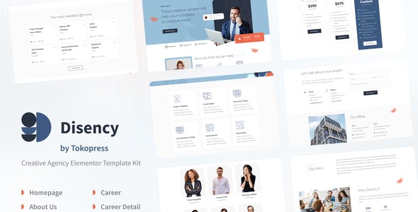 Disency | Creative Digital Agency Elementor Template Kit Disency | Creative Digital Agency Elementor Template Kit