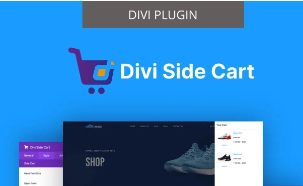 Divi Side Cart by Divi Life Divi Side Cart by Divi Life