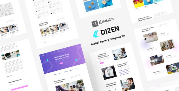 Dizen – Digital Agency Elementor Template Kit Dizen – Digital Agency Elementor Template Kit