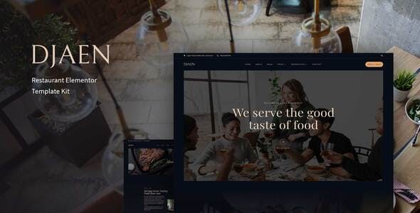 Djaen – Restaurant Elementor Template Kit Djaen – Restaurant Elementor Template Kit