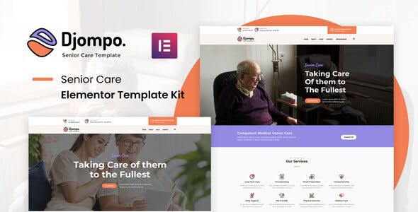 Djompo Kit – Senior Care Elementor Template Kit Djompo Kit – Senior Care Elementor Template Kit