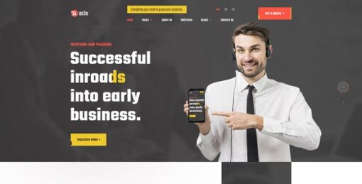 Docle – Digital Agency Services Template Kit