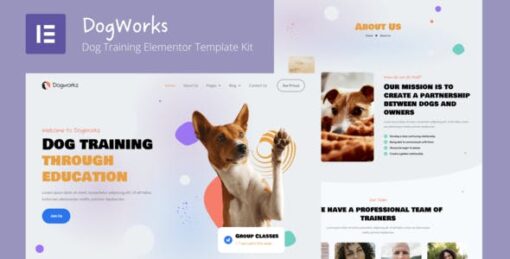 DogWorks – Dog Training Elementor Template Kit