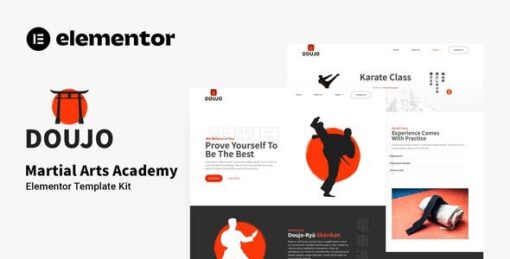 Doujo – Martial Arts Academy Elementor Template Kit