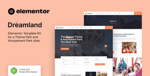 Dreamland – Amusement & Theme Park Elementor Template Kit