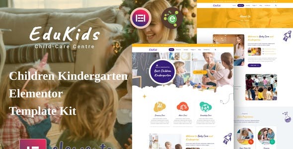 EduKids – Children Kindergarten Elementor Template Kit EduKids – Children Kindergarten Elementor Template Kit