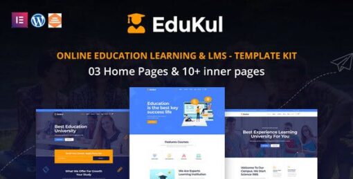 Edukul – Online Learning & Education Template Kit