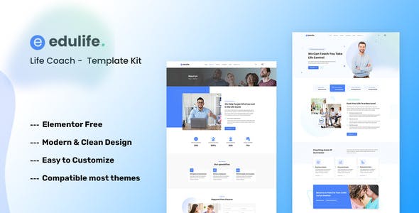 EduLife – Life Coach Elementor Template Kit EduLife – Life Coach Elementor Template Kit
