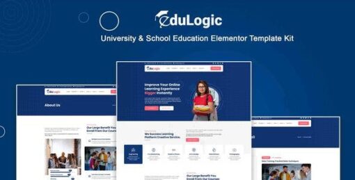 Edulogic – University & School Education Elementor Template Kit