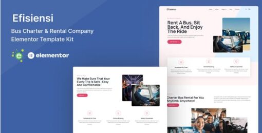 Efisiensi – Bus Charter & Rental Company Elementor Template Kit